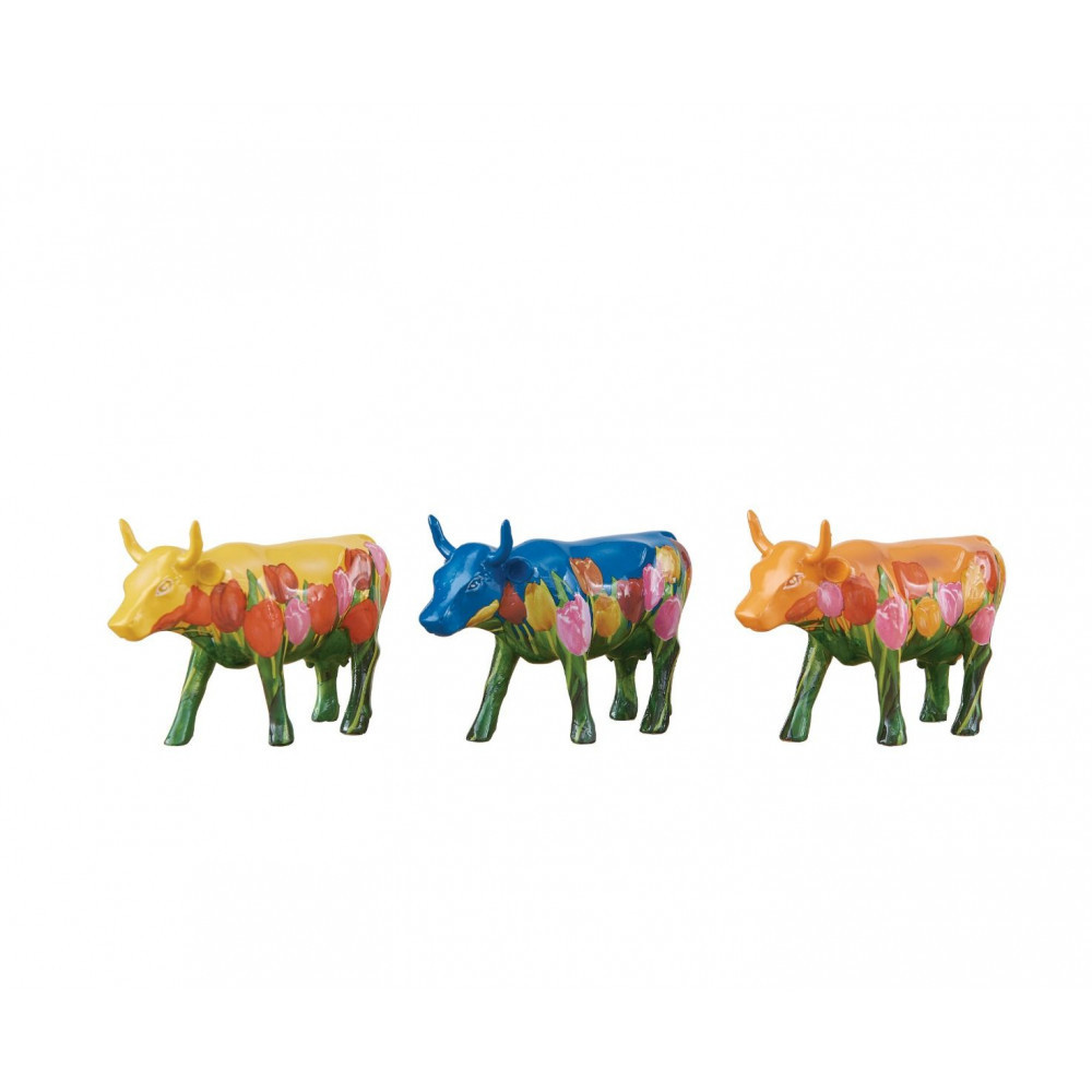 Набір колекційних статуеток Cow Parade Art Pack tulips, 10 х 6 см Рівне - фото 1