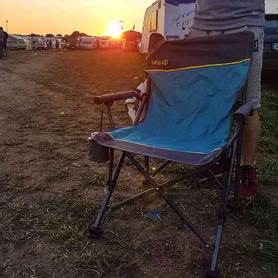 Кресло раскладное Uquip Roxy Blue/Grey (244002) Вінниця