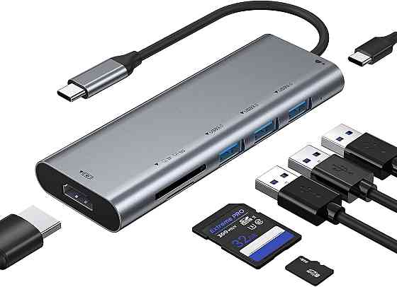 Концентратор FLYLAND USB C 7-в-1 Луцьк