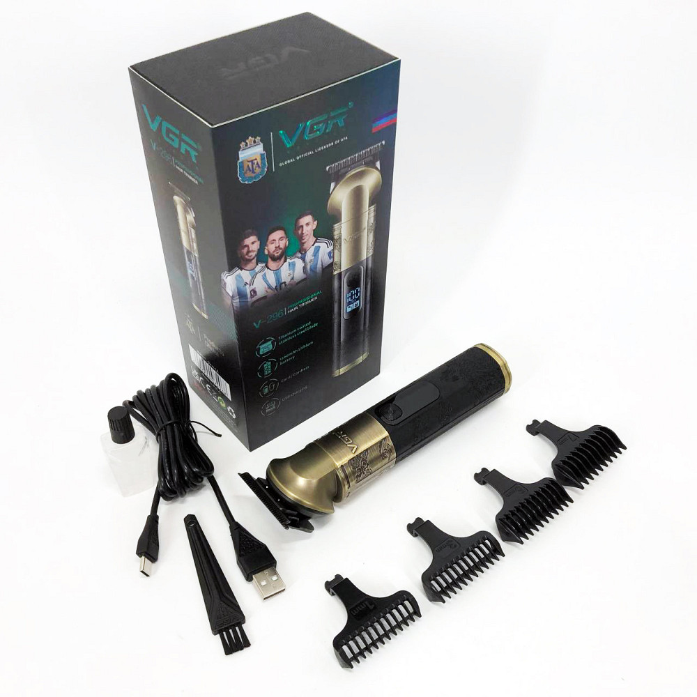 Портативна ручна машинка для стрижки волосся VGR, Машинка для стрижки від акб, Тример бездротовий TR-63 Львів - фото 20