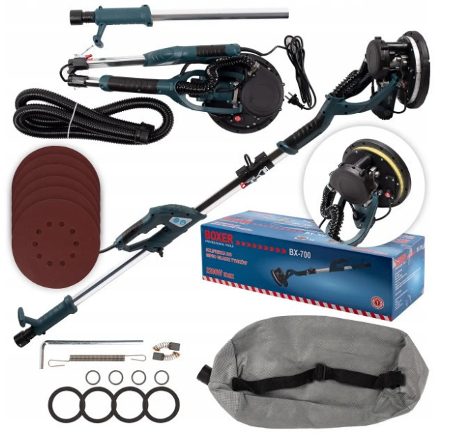 Шлифовальная машина BX-700 2200 Вт с LED-подсветкой 360°, регулировка оборотов, система пылеудаления Одесса - изображение 1