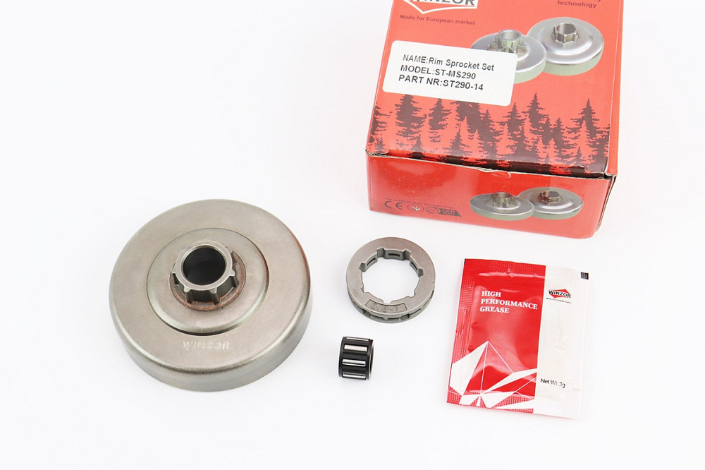 Тарілка зчеплення + зірка 3/8-7 MS-290/310/311/390/391 + підшипник+мастило Київ - фото 1