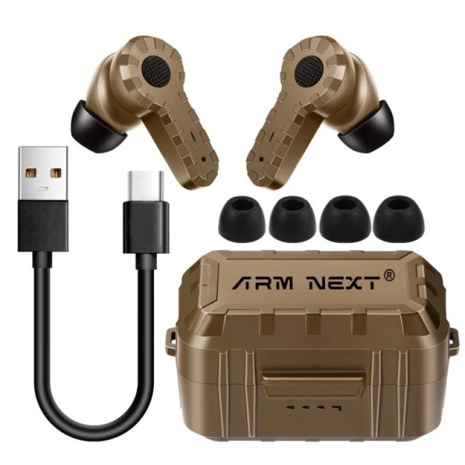 Тактичні активні навушники Arm Next Беруші із захистом слуху (Койот) Вінниця - photo 1
