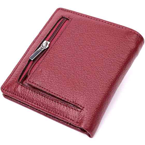 Женский небольшой кошелек из натуральной кожи ST Leather 19476 Бордовый Киев