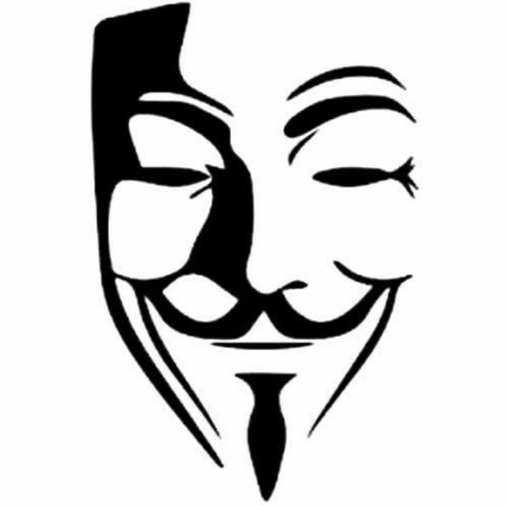 Вінілова наклейка на авто та будь яку поверхню — Маска (Можно в будь-яких розмірах) Чернівці - фото 1