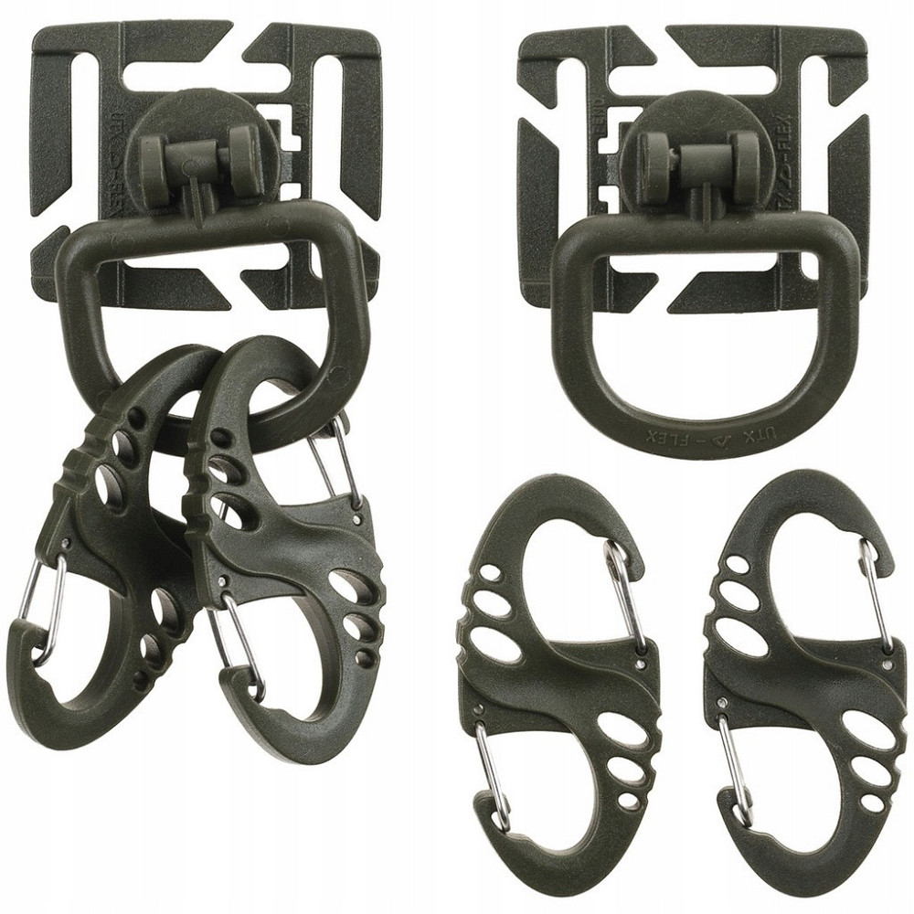 Набор Карабинов (Держателей) - 4 шт для системы Molle Mil-Tec от Sturm 