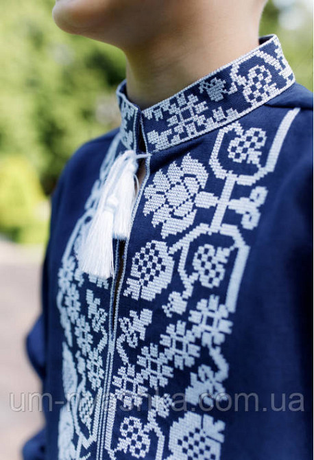 Хлопчача лляна вишиванка "Всеволод" Кривий Ріг - фото 3