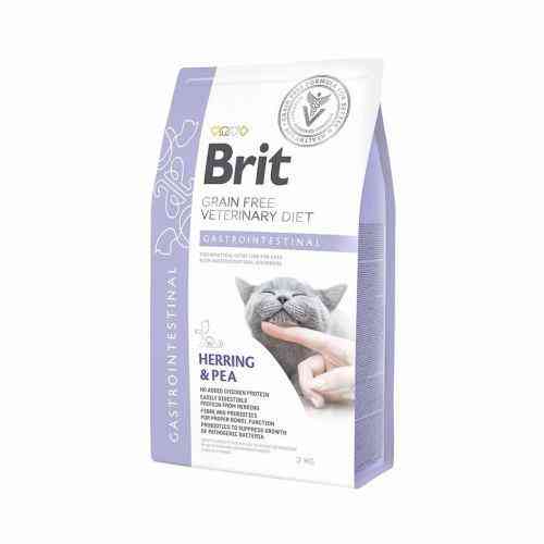 Сухий корм Brit GF VetDiet Cat Gastrointestinal для кішок, у разі порушень травлення, із сельдлю, лососем, яйцем і горохом, 2 кг Київ