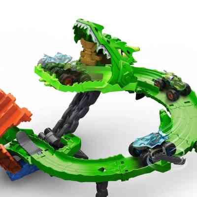Автотрек Hot Wheels Атака вогняного дракона Monster Trucks (JFR06) Вінниця