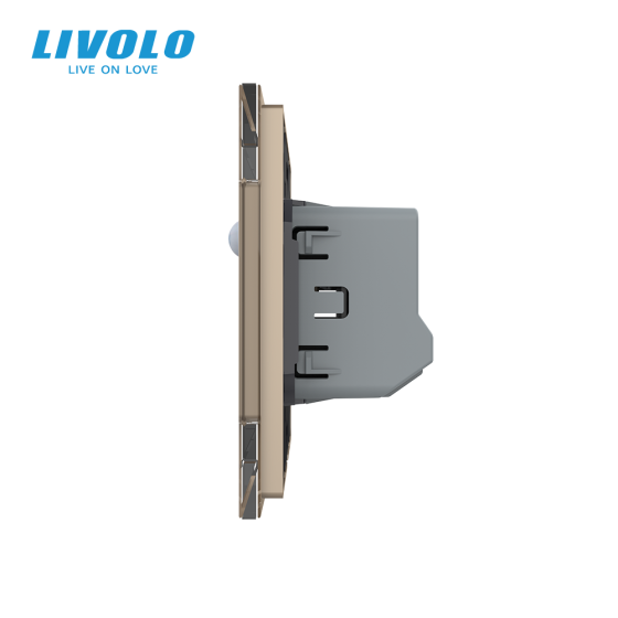 LIVOLO Прохідний світильник для сходів з датчиком руху, підсвітка підлоги LIVOLO золотий матове Коломыя