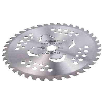 Нож для триммера Sigma с твердосплавными напайками 255x25.4мм 40Т 4 подрезные лопасти (5624601) Винница