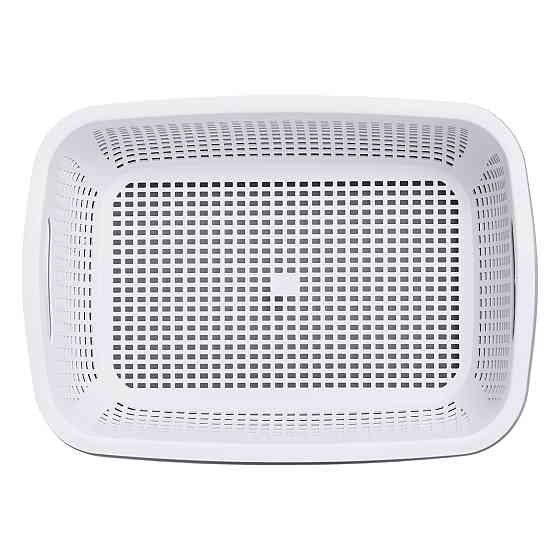 Корзина-друшлак 2 в 1 для овочів та фруктів, сірий Київ