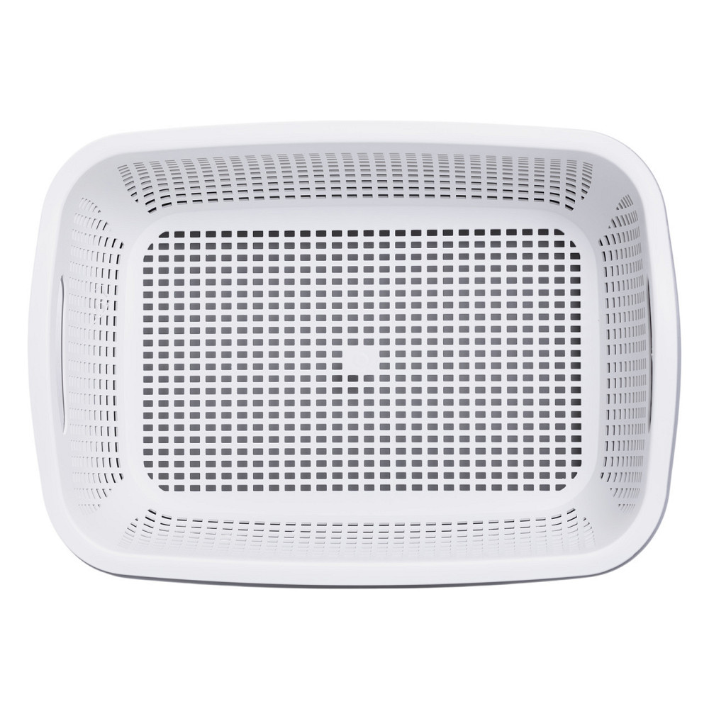 Корзина-друшлак 2 в 1 для овощей и фруктов серого цвета Киев - изображение 5