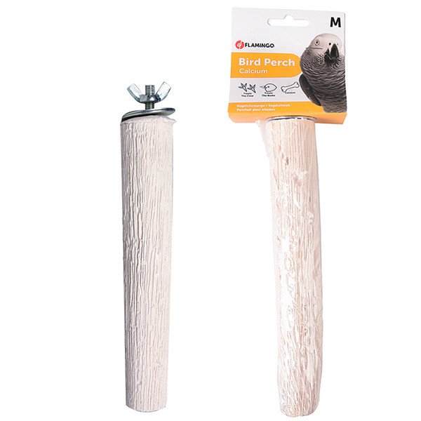 Flamingo Perch Calcium ФЛАМИНГО ЖЕРДОЧКА С КАЛЬЦИЕМ для гигиены клюва и когтей птиц Киев - изображение 1