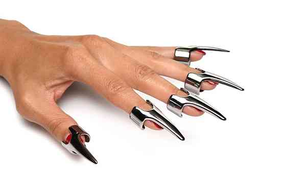 Набор колец с когтями Master Series Five-Piece Sensation Claw Rings - Silver Sex Aura Киев