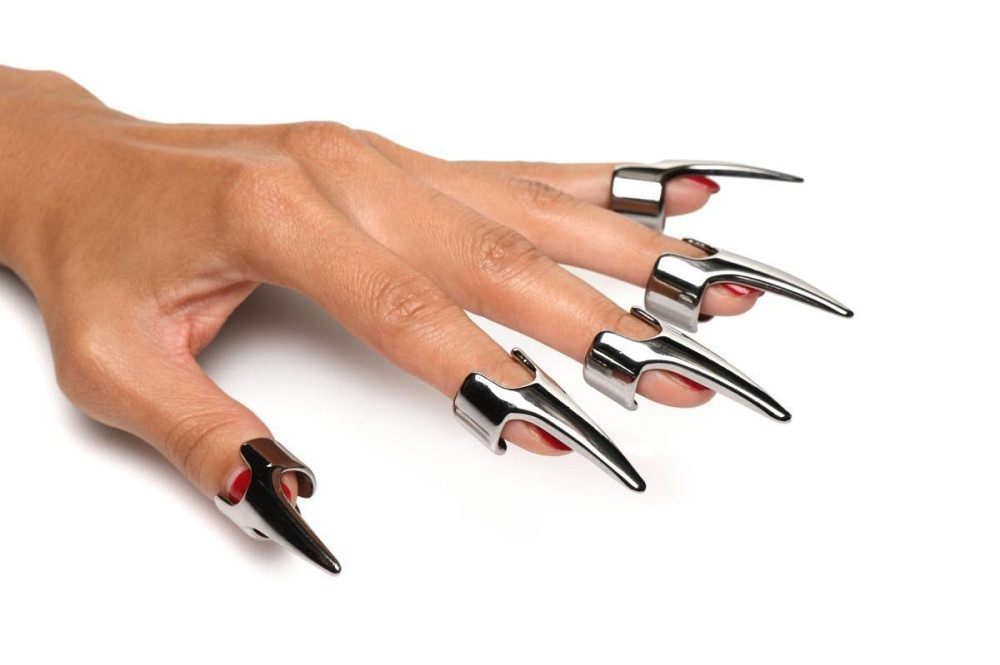 Набор колец с когтями Master Series Five-Piece Sensation Claw Rings - Silver Sex Aura Киев - изображение 1