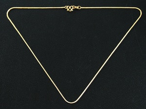 Ланцюжок на шию золотистий Київ - фото 1