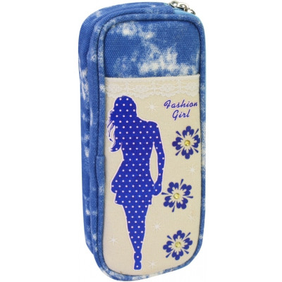 Пенал Cool For School 1 отделение Голубой (J-2392-blue) Винница - изображение 1