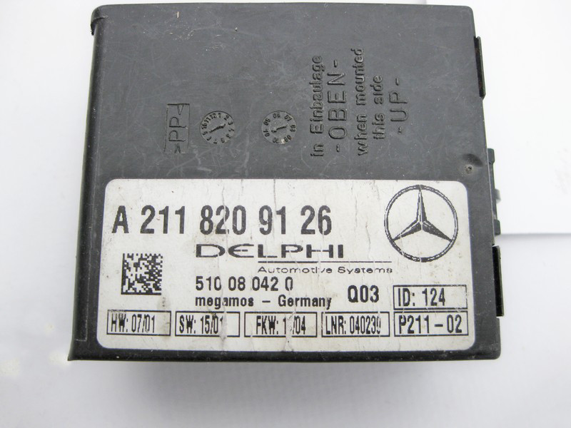 Mercedes-Benz  A2118209126 Блок керування сигналізацією E-Class W210 W211 C-Class W203 W202 CL C215 CLC C203 S-Class W220 Одеса - фото 3