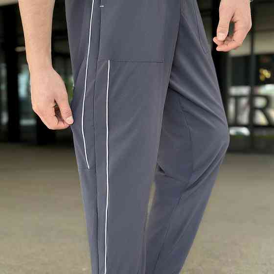 Мужские легкие джогеры из софта антрацитные Pobedov Weekend Киев