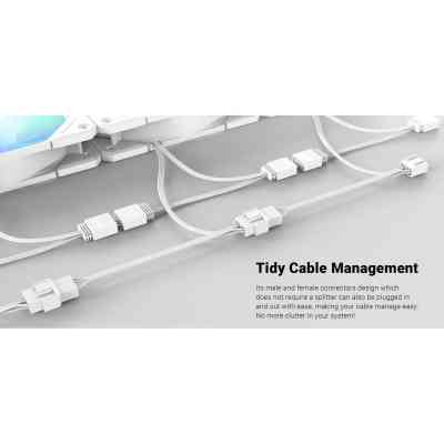 Кулер до корпусу ID-Cooling TF-12025-PRO ARGB TRIO WHITE Вінниця