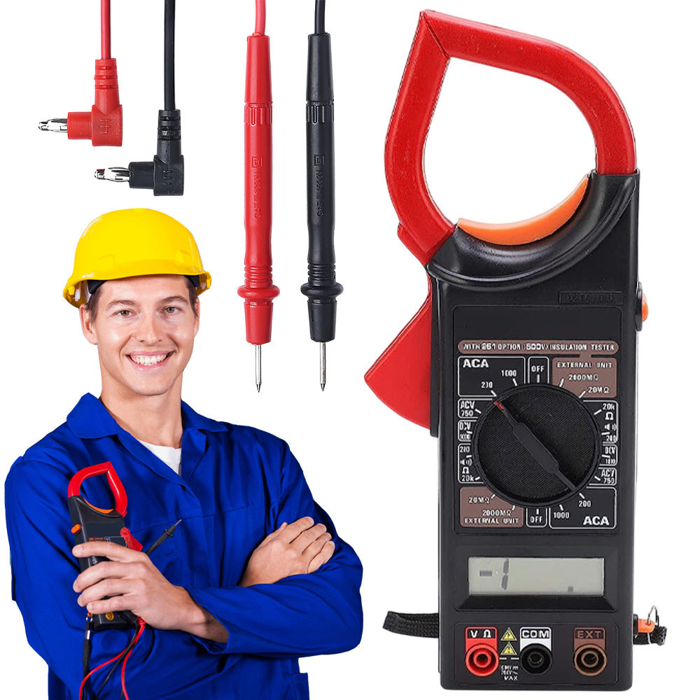 Токовые клещи с термопарой (1000 А,1000 V,200Ом) от батарейки,DT 266 SBR Киев - изображение 1