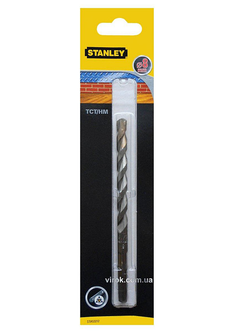Свердло універсальне STANLEY : Ø= 8 x 134 /73 мм. TCT/HM метал, дерево, цегла Одесса - изображение 1