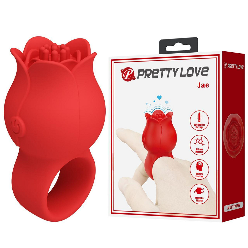 Виброкольцо на палец PRETTY LOVE JAE, 10 vibration functions, Silicone ABS Sex Aura Киев - изображение 1
