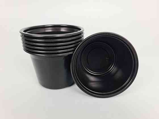 Супник черный гладкий D-115 (500 гр) Андрекс (50 шт) Харьков