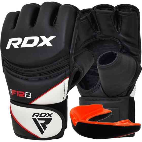 Рукавиці для ММА RDX F12 Model GGRF Black S (капа в комплекті) Кам'янське