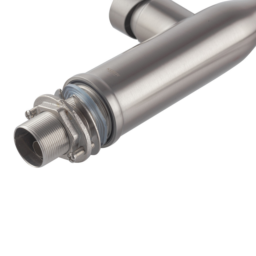 Кухонний змішувач KOER KI-70005-02 з силіконовим виливом з нержавіючої сталі (KR3388) Харків - фото 9