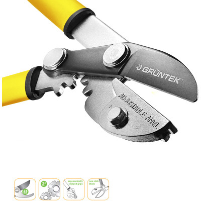 Секатор Gruntek Grizzly с зубчатой передачей 470 мм (295203470) Винница - изображение 3