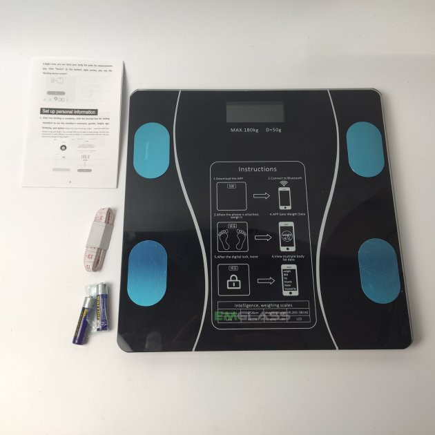 Умные напольные смарт весы TY-EB619 Bluetooth подключение к телефону Київ - фото 8
