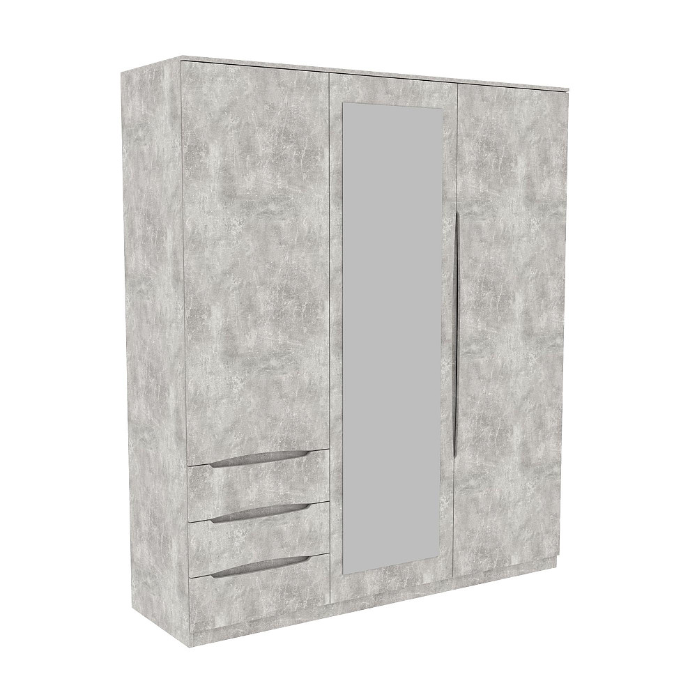 Шкаф Дельта 2, Бетон, 1800х550х2100 Львов - изображение 1