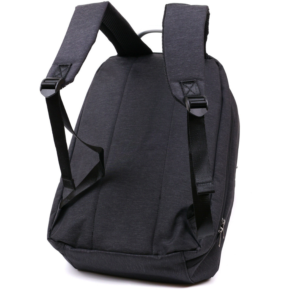 Добротный мужской рюкзак из текстиля Vintage 20490 Черный Киев - изображение 2