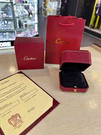 Паковання Cartier під кільце — коробочка, зовнішня коробочка, пакет і сертифікат Одеса