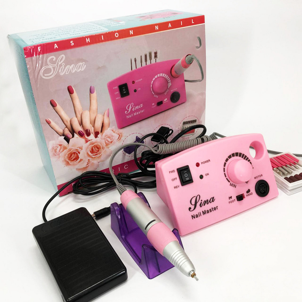 Манікюрна машинка для зняття лаку DM-211 Фрезер для манікюру професійний фрезер педикюру NZ-45 Івано-Франківськ - фото 5