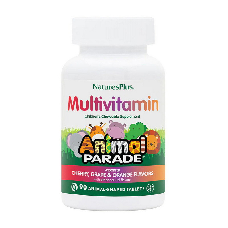 Animal Parade Children's Multi-vitamin (90 animal-shaped tabs, orange) Луцк - изображение 1