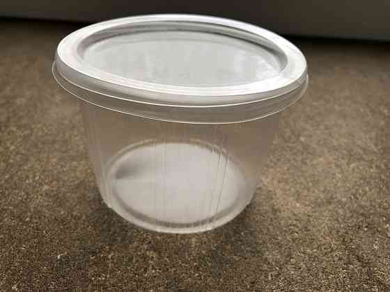 Одноразовый судок с крышкой 500 мл сметанник Павлоград