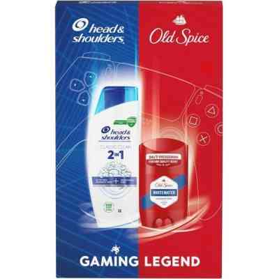 Набір косметики Head &amp; Shoulders Шампунь проти лупи Основний догляд 2-в-1 330 мл + Дезодорант-стік Old Spice Whitewater 50 мл (8006530042710) Вінниця