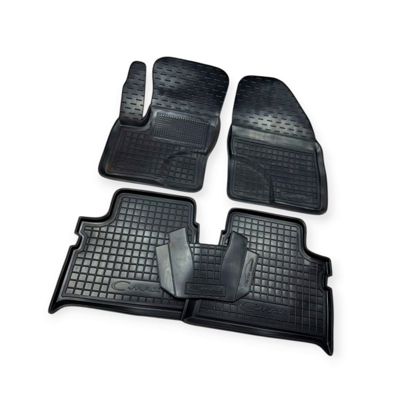 Коврики Форд focus c-max 2003-> борт 2,5см, с перемычкой салона Мукачево - изображение 1