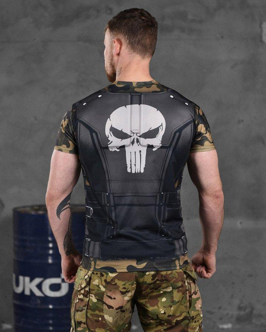 Футболка Військова Тактична Потовідвідна Армійська Oblivion Armor Чорна Одеса - фото 7