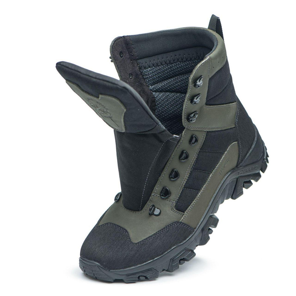 Настоящие зимние мужские тактические ботинки, берцы, влагостойкие, водонепроницаемые, хаки. 44 (29) Харків - фото 7