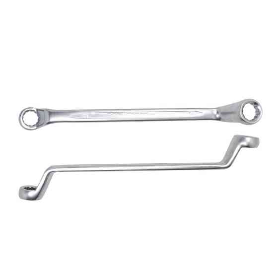 Ключ накидний відігнутий на 75грд. 13х15мм Rockforce RF-7591315 Одеса