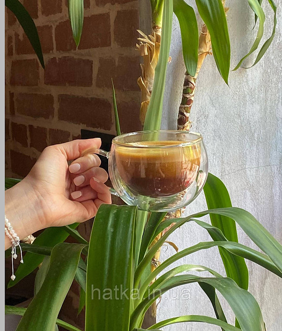 Чашка з подвійним дном Olens "Капуч-90" 280 мл Ручна мийка для дому кафе та ресторану Київ - фото 3