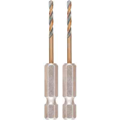 Свердло DeWALT по металу EXTREME IMPACT Black &amp; Gold, HSS-G, 2,5 х 60 х 14,6 мм, 2 шт. (DT20601) Вінниця