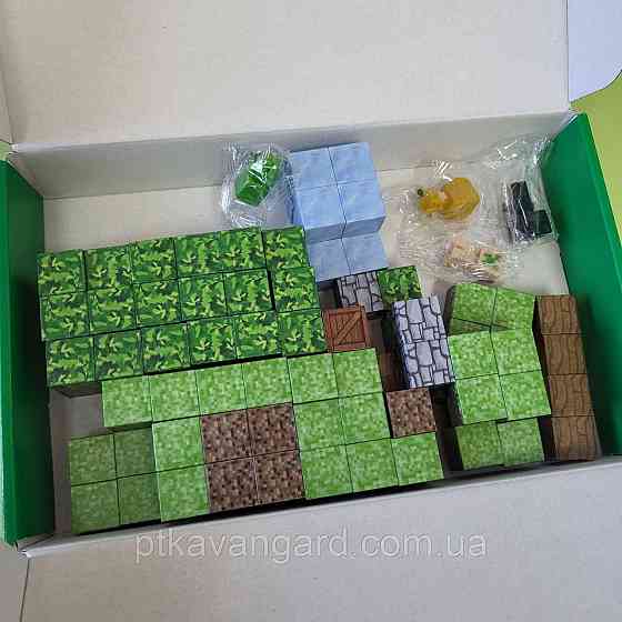 Магнітний конструктор майнкрафт 106 магнітних блоков водоспад Dream World LZCK 018 Хмельницький