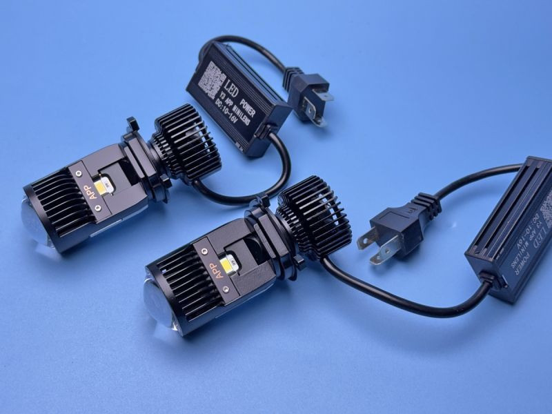 Міні Bi-LED лінзи H4 CG-Y3-APP (140W) — Керування зі смартфона, зміна кольору 3000K-6000K Харків - фото 2