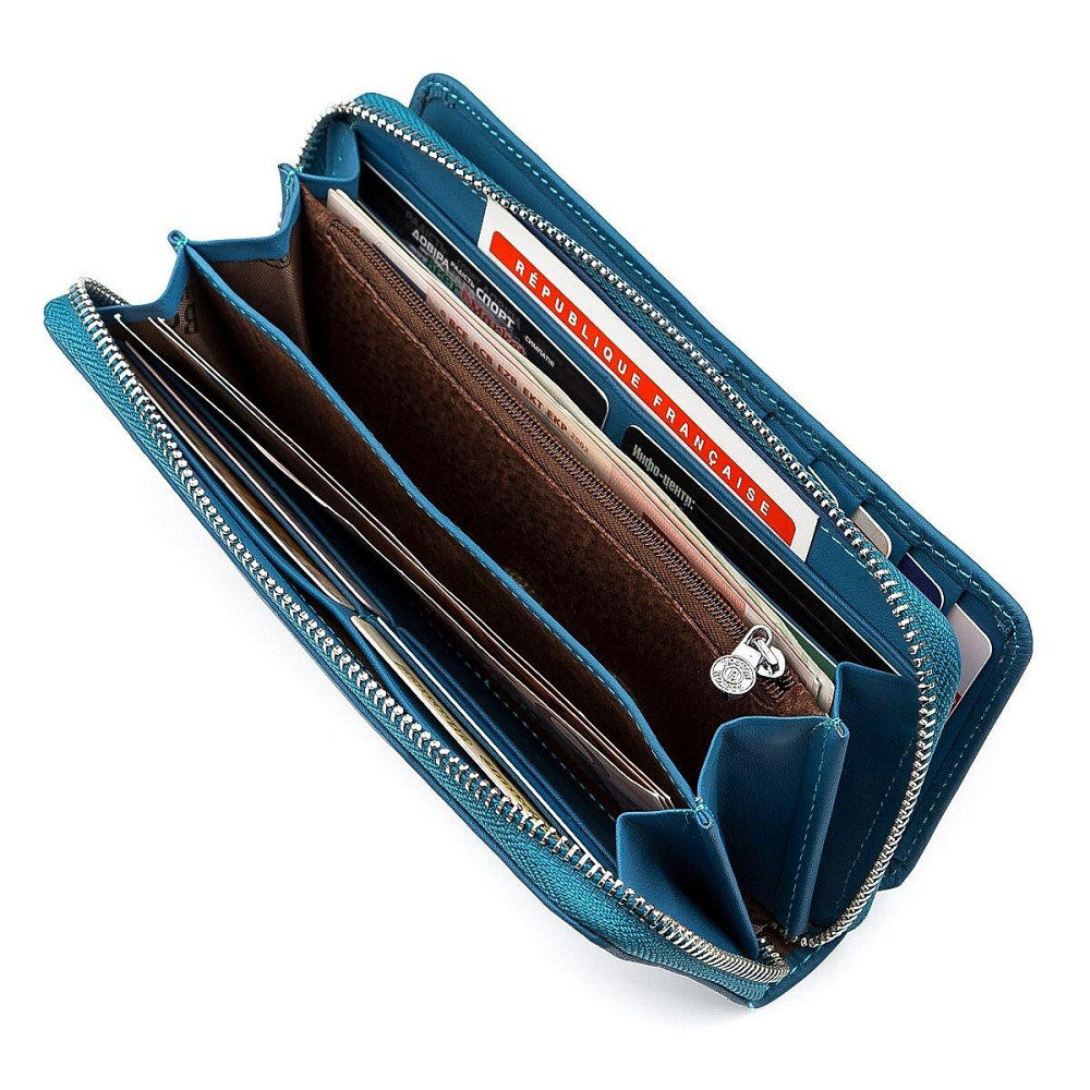 Кошелек женский Boston 18479 (B202) оригинальный Голубой Киев - изображение 2