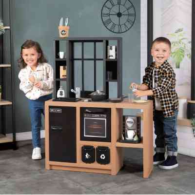Игровой набор Smoby Интерактивная кухня Лофт с кофеваркой, аксессуарами и звуковым эффектом (312600) Винница